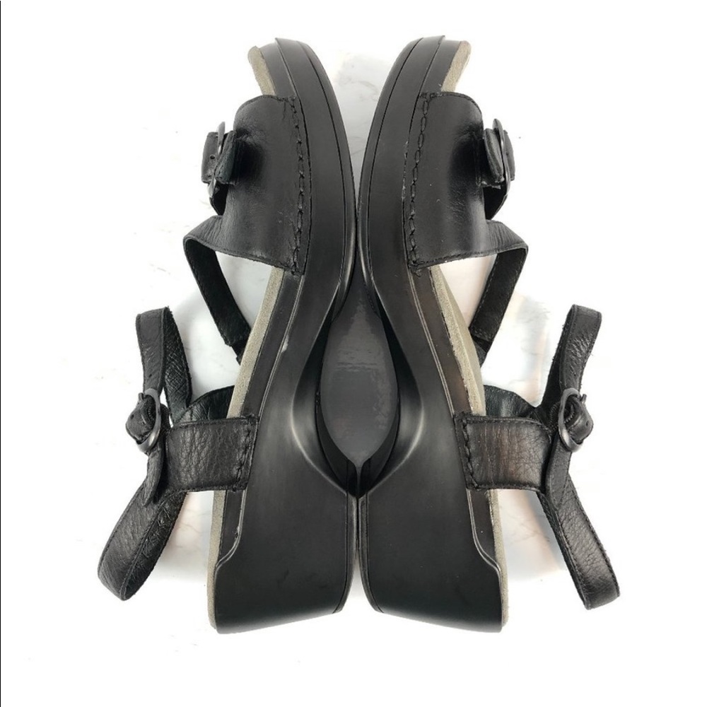 Dansko black sandals size 41